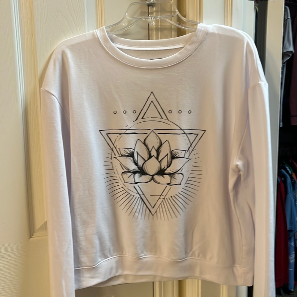 White sweatshirt new!